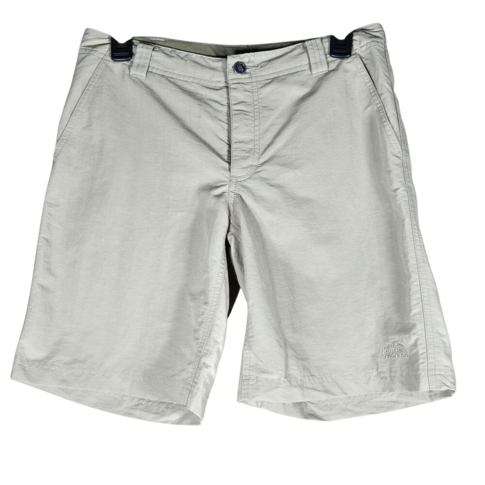 North Face Shorts Womens 6 Tan Nylon Adventure Hiking‎ Outdoor Trail Lightweight